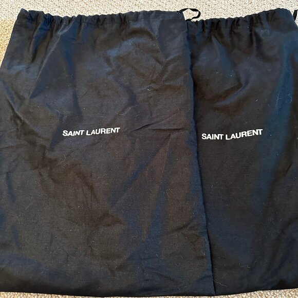 Saint Laurent Black Lace Up Boots Sz 43 - Picture 7 of 7